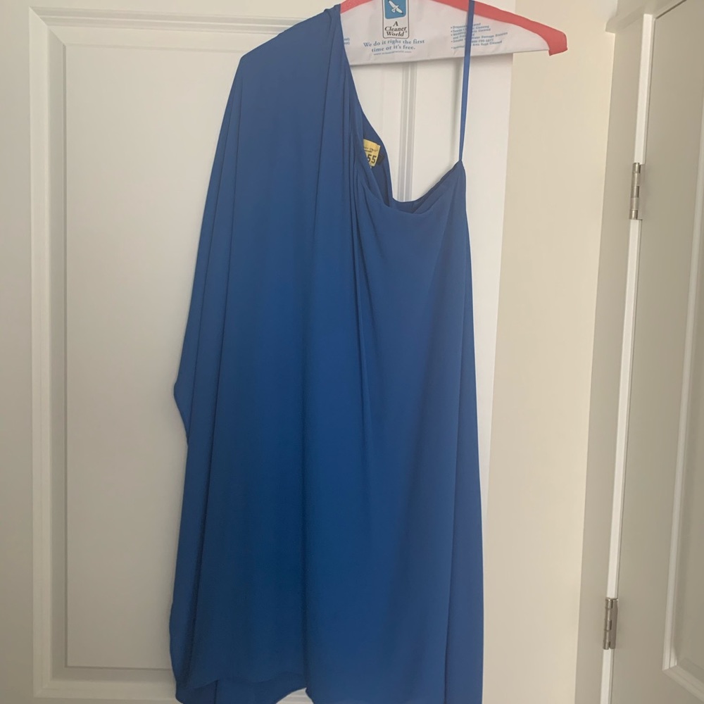 One-shoulder BCBG dress